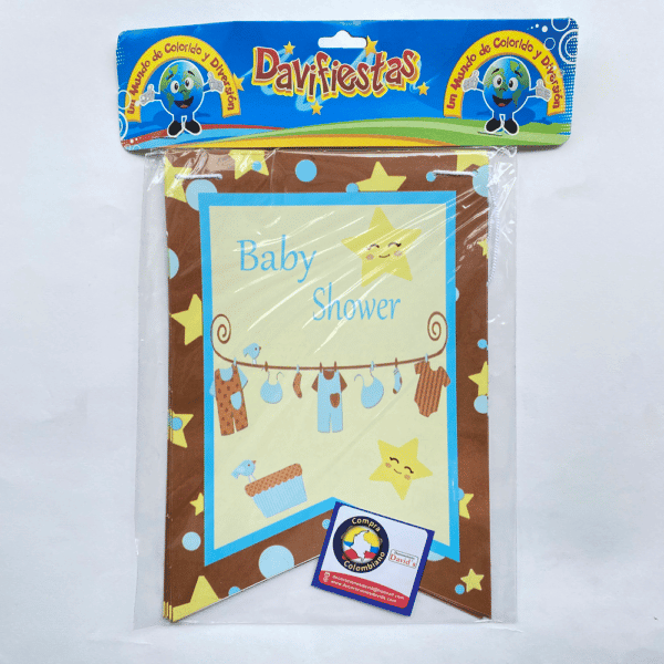 BANDERIN RECTANGULAR ROPITA AZUL