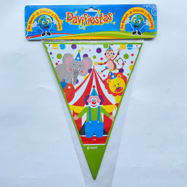 BANDERIN TRIANGULAR CIRCO