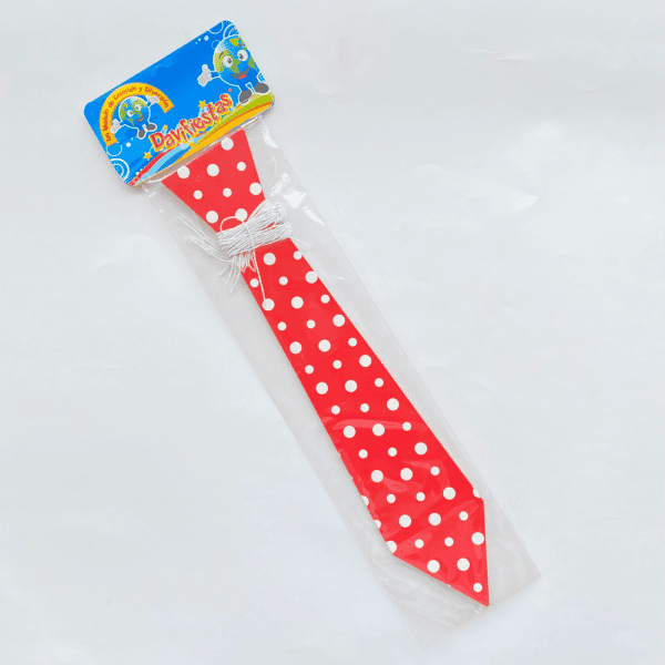 CORBATA X12 POLKA ROJO