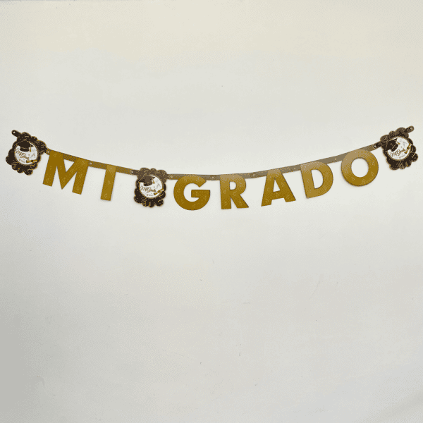 LETRA TROQUELADA GRADO DORADO