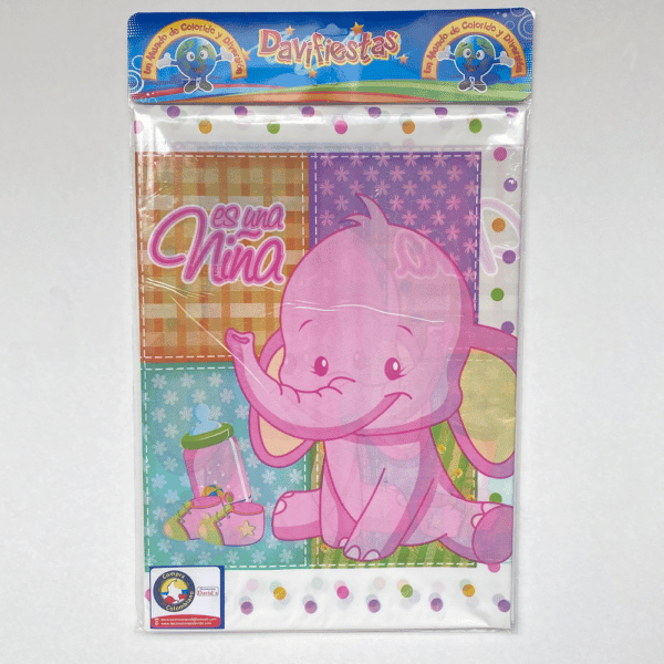 MANTEL ELEFANTE ROSADO