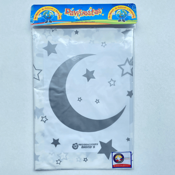 FALDON LUNA BLANCO PLATEADO