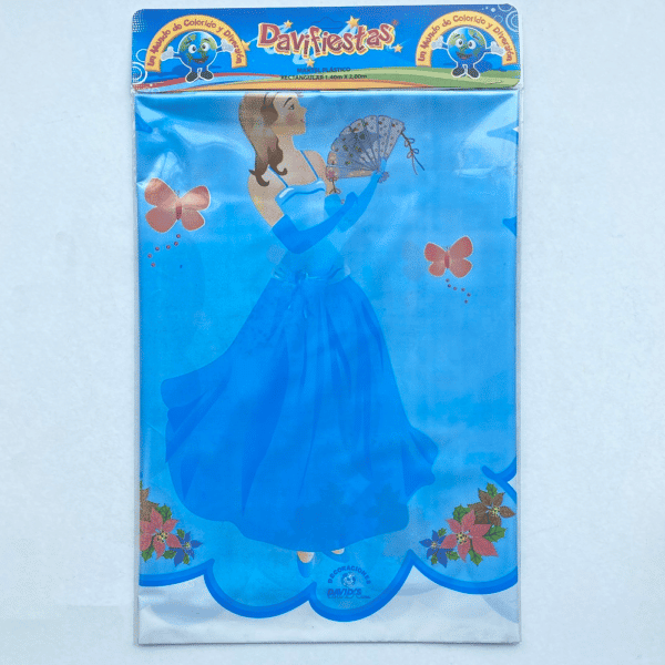 MANTEL SEÑORITA AZUL