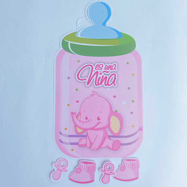 MOVIL GRANDE X2 ELEFANTE ROSADO