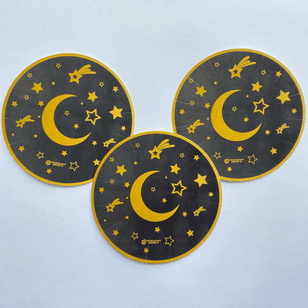 PLATO LUNA NEGRO DORADO