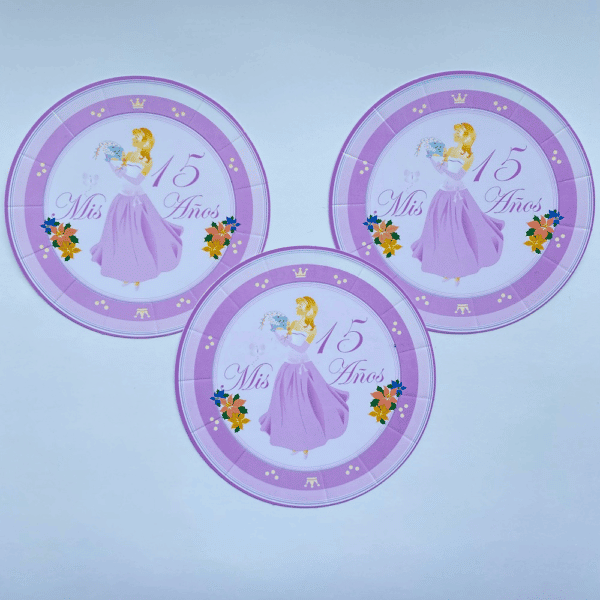PLATO SEÑORITA LILA