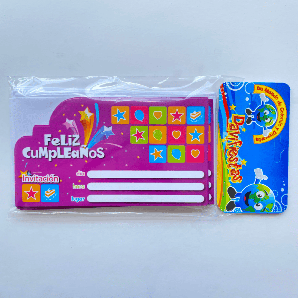 TARJETA LISA X12 F/C ESTRELLAS