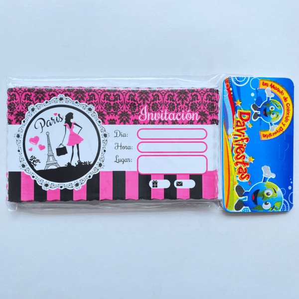 TARJETA LISA X12 PARIS