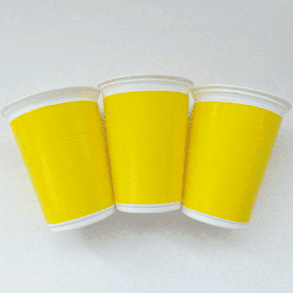 VASO UNICOLOR AMARILLO