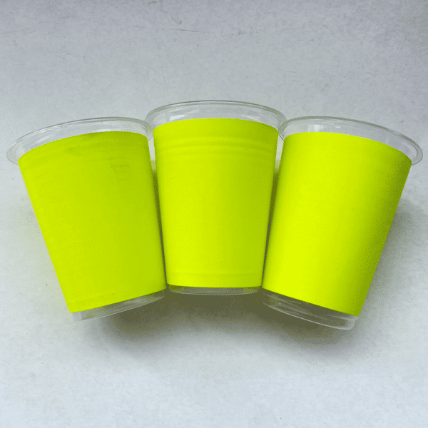 VASO NEON AMARILLO